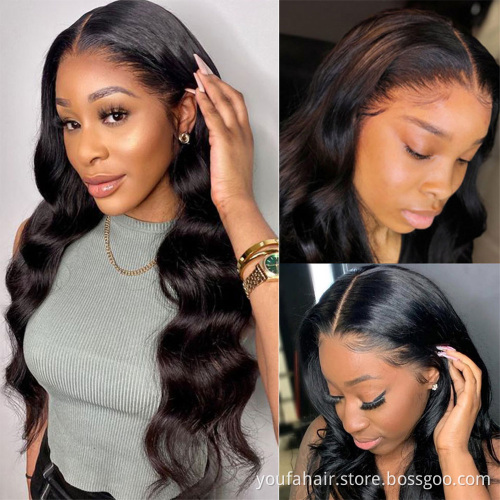 150% 180% Density HD Full Lace Human Hair Wigs For Black Women,Wholesale Brazilian Virgin Hair Transparent Lace Front Wig